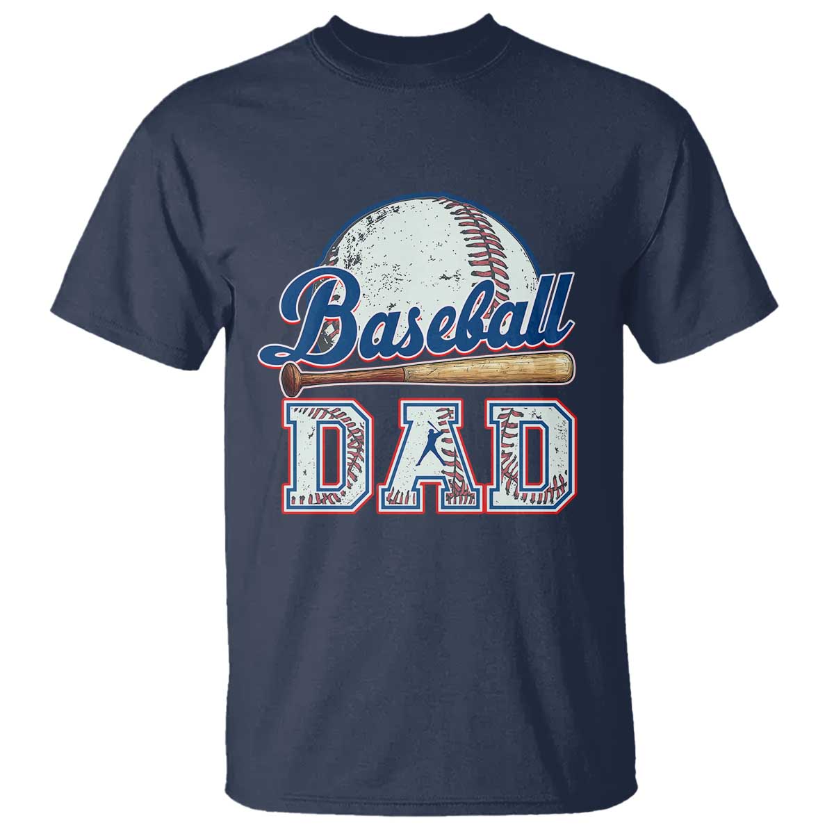 Baseball Dad T Shirt Baseball Sport Lovers For Father's Day