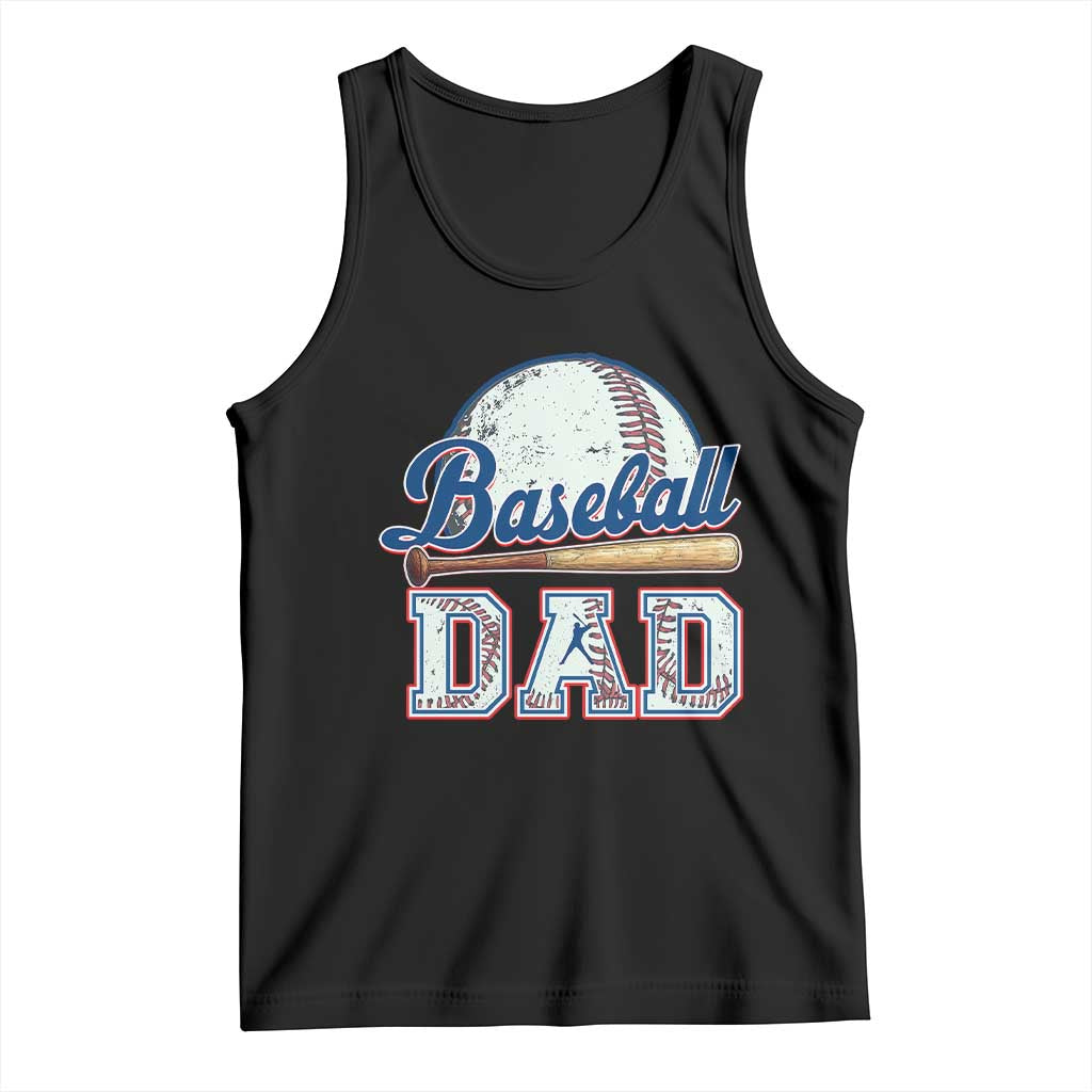Baseball Dad Tank Top Baseball Sport Lovers For Father's Day