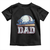 Baseball Dad Toddler T Shirt Baseball Sport Lovers For Father's Day