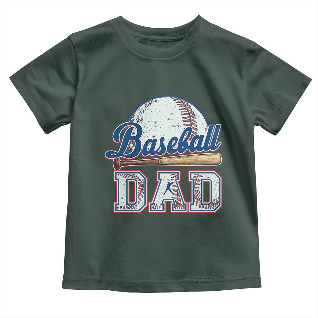 Baseball Dad Toddler T Shirt Baseball Sport Lovers For Father's Day