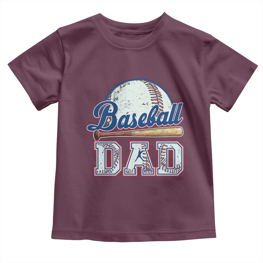 Baseball Dad Toddler T Shirt Baseball Sport Lovers For Father's Day