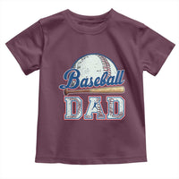 Baseball Dad Toddler T Shirt Baseball Sport Lovers For Father's Day