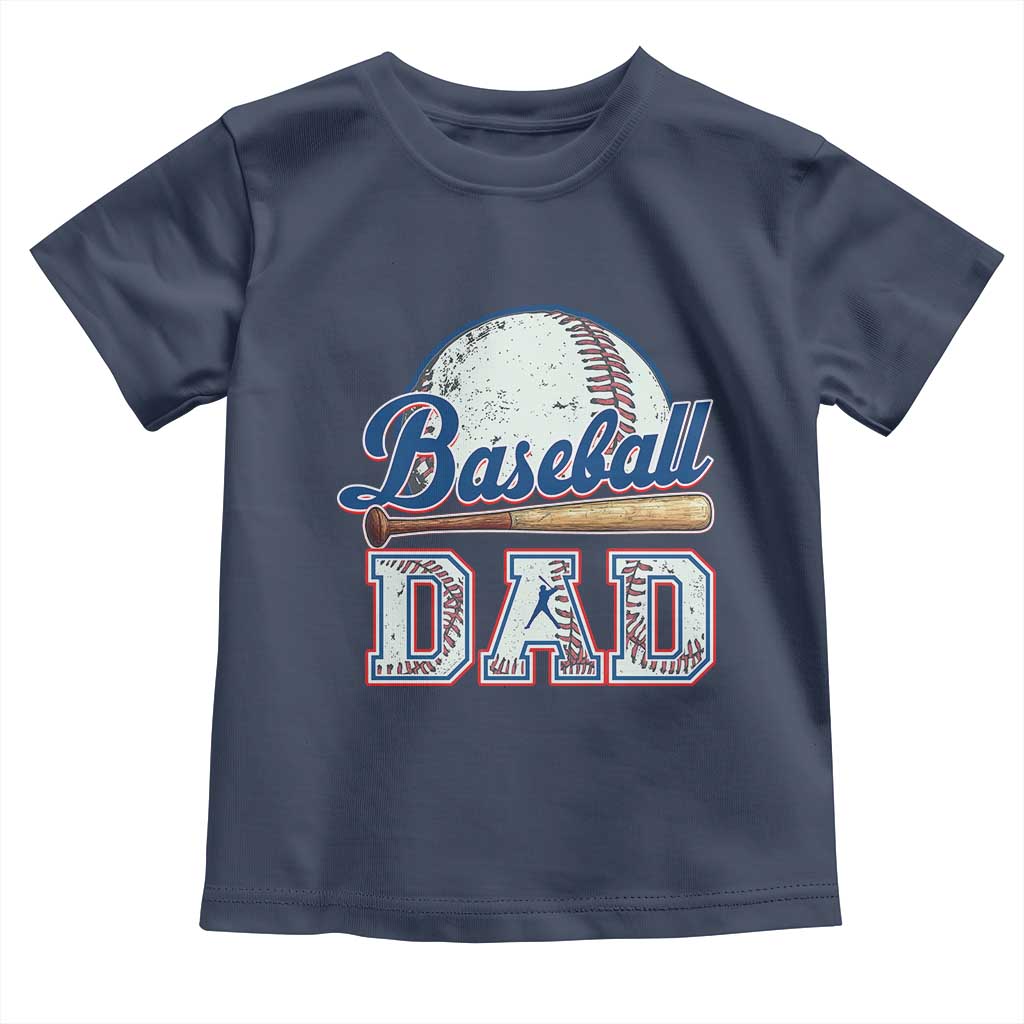 Baseball Dad Toddler T Shirt Baseball Sport Lovers For Father's Day