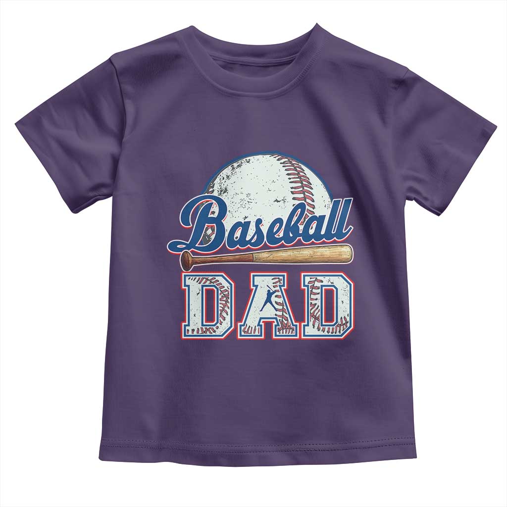 Baseball Dad Toddler T Shirt Baseball Sport Lovers For Father's Day
