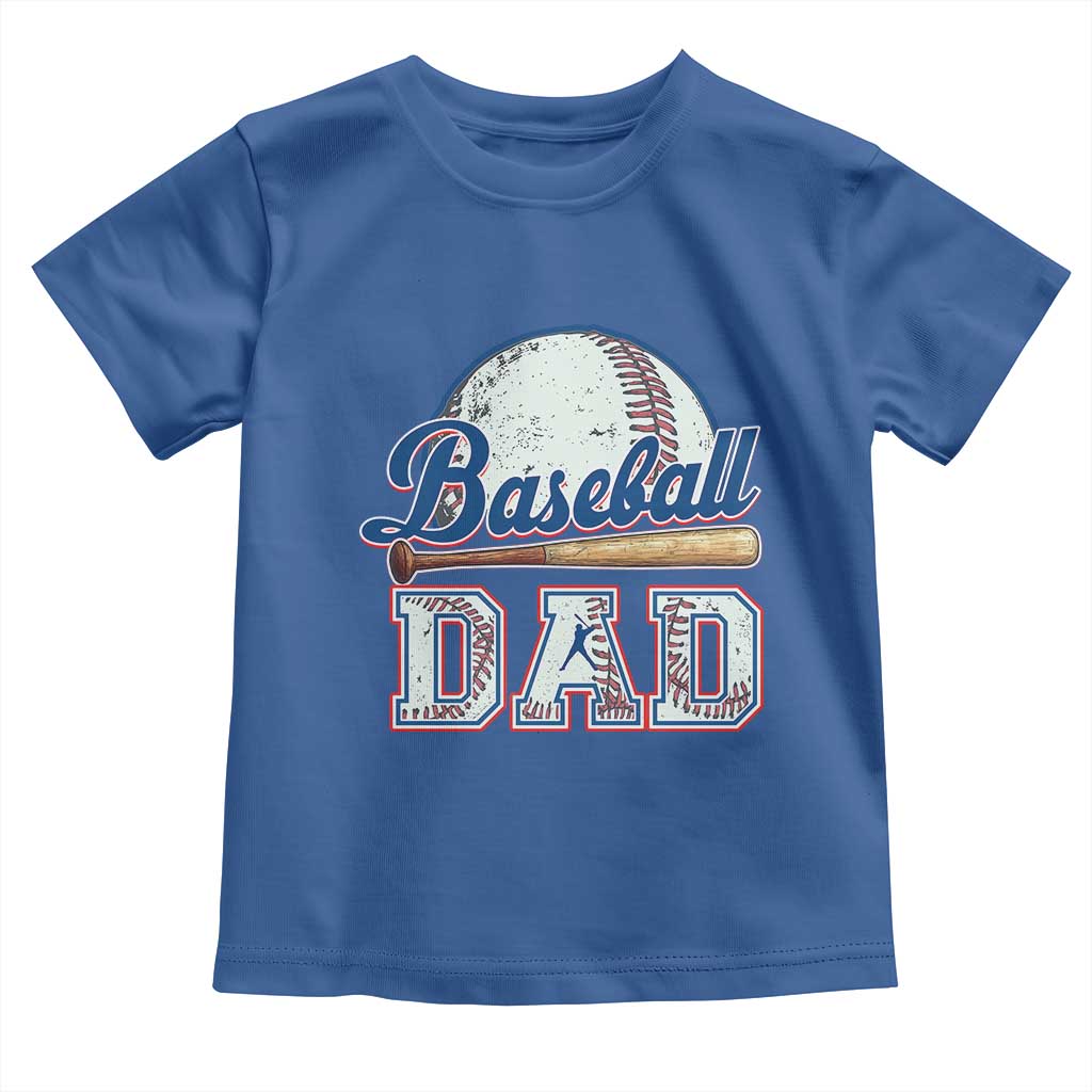 Baseball Dad Toddler T Shirt Baseball Sport Lovers For Father's Day