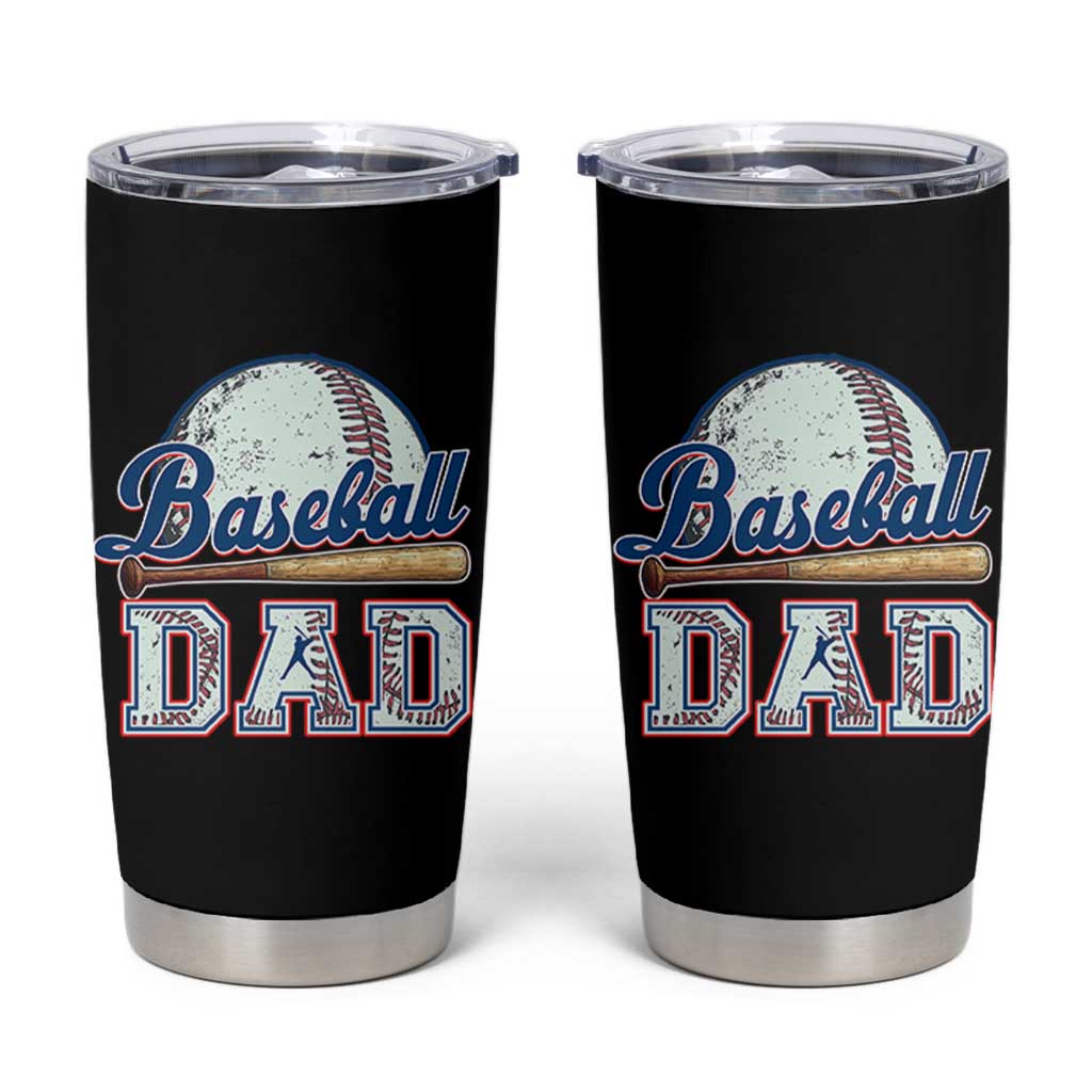 Baseball Dad Tumbler Cup Baseball Sport Lovers For Father's Day