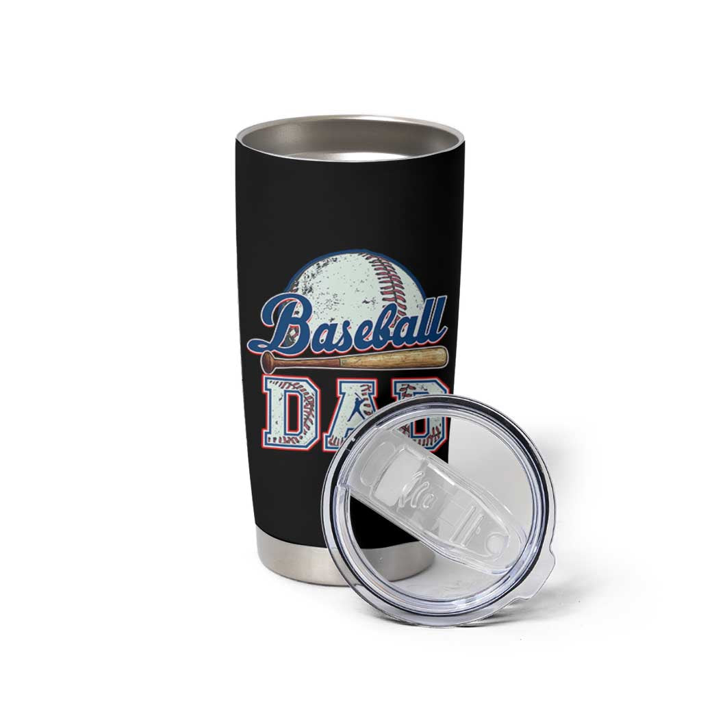 Baseball Dad Tumbler Cup Baseball Sport Lovers For Father's Day