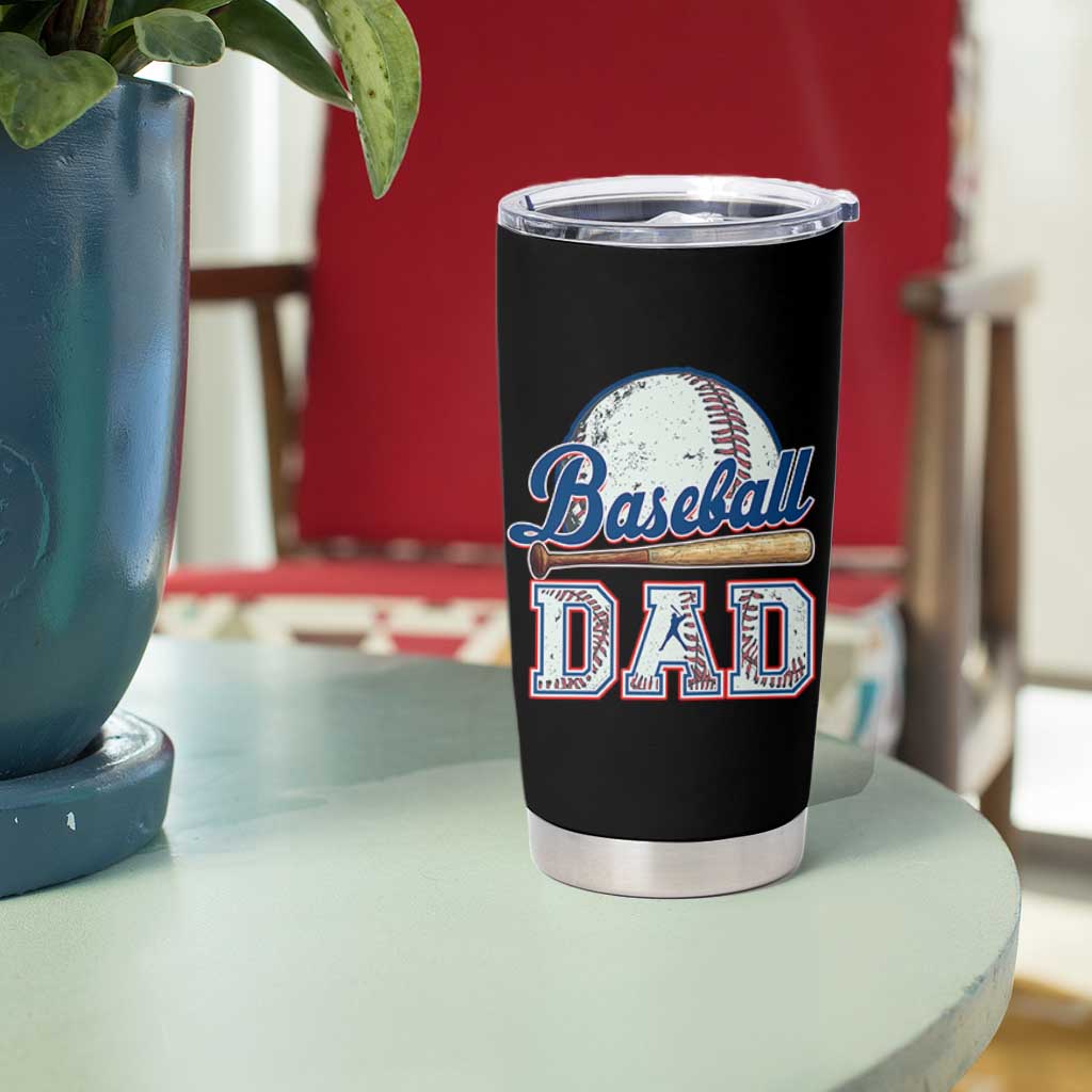 Baseball Dad Tumbler Cup Baseball Sport Lovers For Father's Day