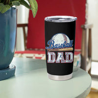 Baseball Dad Tumbler Cup Baseball Sport Lovers For Father's Day