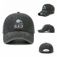 Baseball Dad Washed Cotton Baseball Cap Baseball Sport Lovers For Father's Day