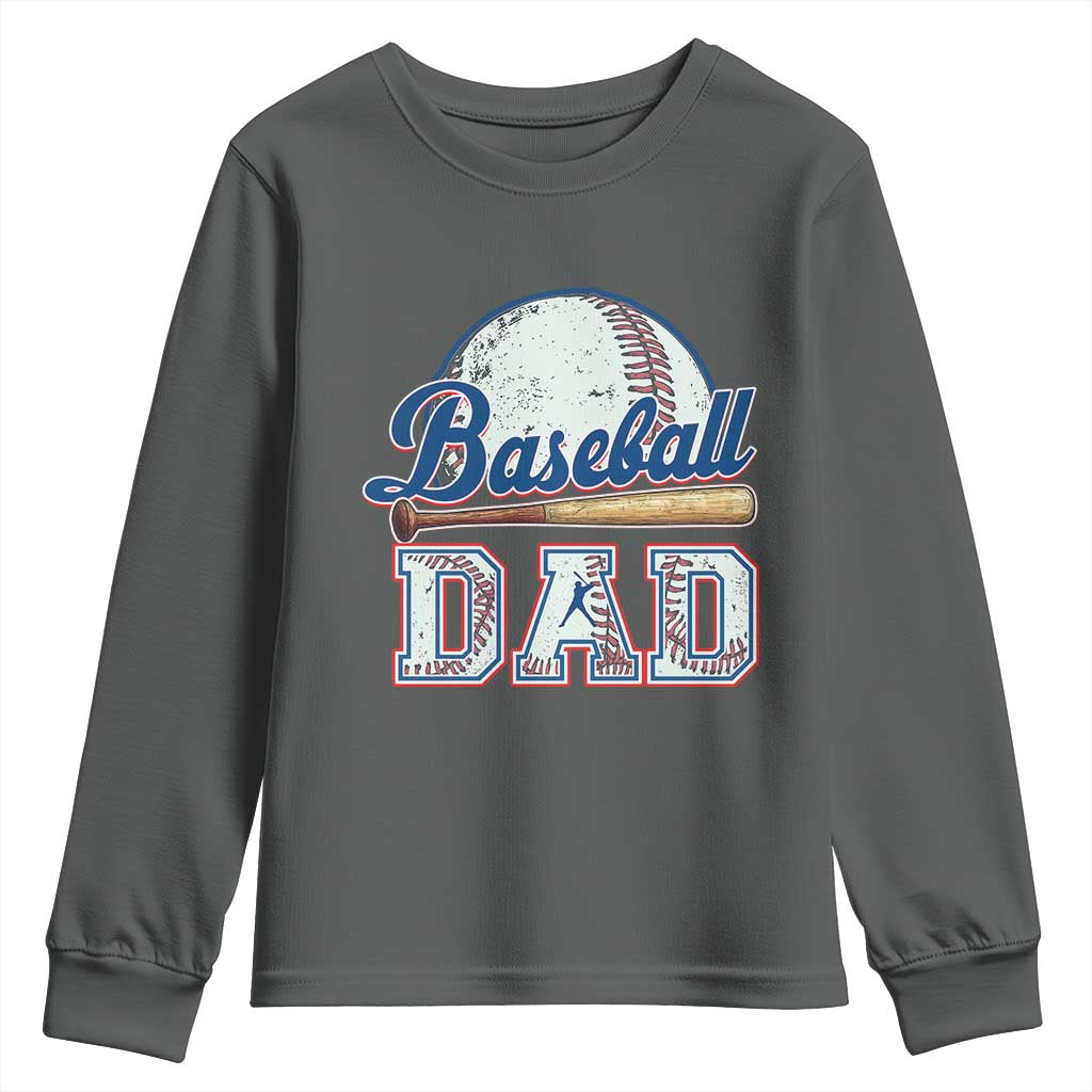 Baseball Dad Youth Sweatshirt Baseball Sport Lovers For Father's Day