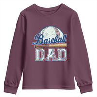Baseball Dad Youth Sweatshirt Baseball Sport Lovers For Father's Day