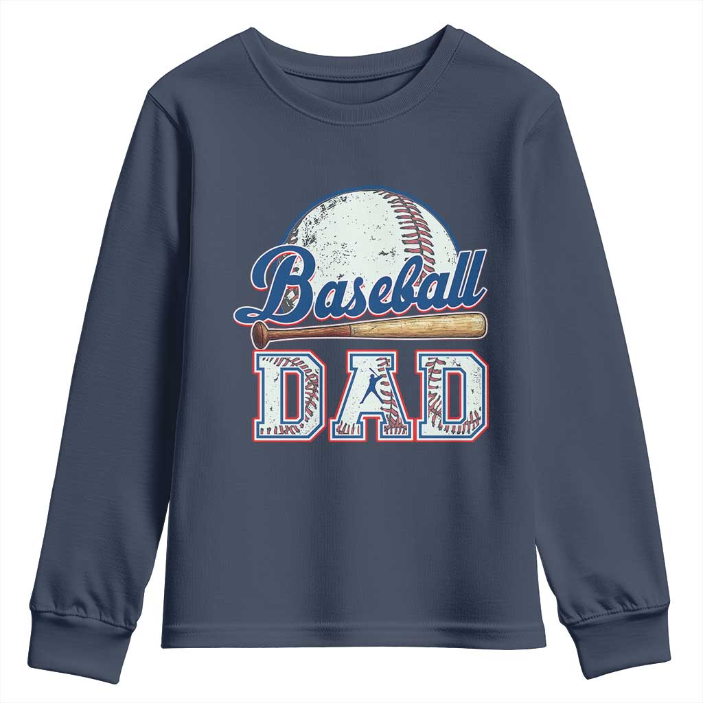 Baseball Dad Youth Sweatshirt Baseball Sport Lovers For Father's Day