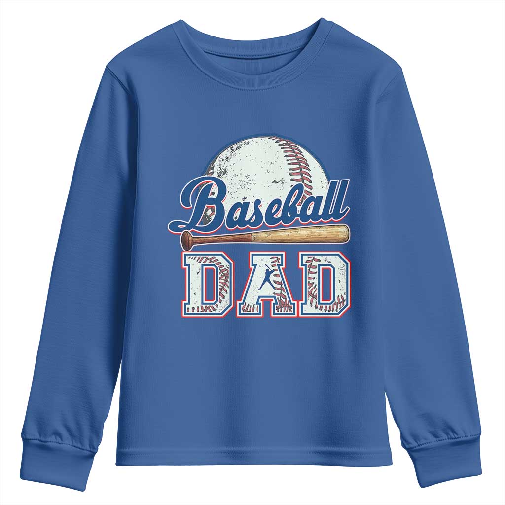 Baseball Dad Youth Sweatshirt Baseball Sport Lovers For Father's Day