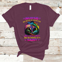 Nurse Appreciation T Shirt Nurse Has An Eye Of A Detective Heart Of An Angel And The Patience Of A Saint Nurse Gifts for Nurse Week - Wonder Print Shop