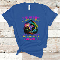 Nurse Appreciation T Shirt Nurse Has An Eye Of A Detective Heart Of An Angel And The Patience Of A Saint Nurse Gifts for Nurse Week - Wonder Print Shop