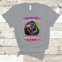 Nurse Appreciation T Shirt Nurse Has An Eye Of A Detective Heart Of An Angel And The Patience Of A Saint Nurse Gifts for Nurse Week - Wonder Print Shop