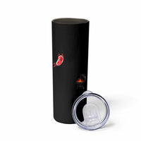 Humorous Diving Steak Charcoal Grill Graphic Skinny Tumbler BBQ Grilling Pitmaster Cookout Funny Barbecue Master