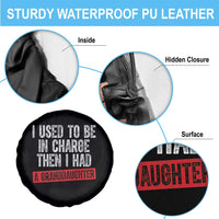 Funny Grandpas Girls Quote Classic Graphic Spare Tire Cover I Used To Be In Charge Then I Had A Granddaughter