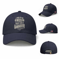 Vintage Style Western Funny Grandpas Girls Baseball Cap I Used To Be In Charge Then I Had A Granddaughter Retro Look