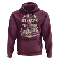 Vintage Style Western Funny Grandpas Girls Hoodie I Used To Be In Charge Then I Had A Granddaughter Retro Look