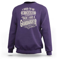 Vintage Style Western Funny Grandpas Girls Sweatshirt I Used To Be In Charge Then I Had A Granddaughter Retro Look