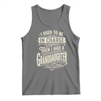 Vintage Style Western Funny Grandpas Girls Tank Top I Used To Be In Charge Then I Had A Granddaughter Retro Look