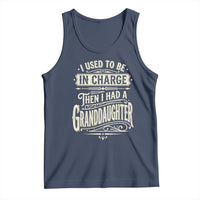 Vintage Style Western Funny Grandpas Girls Tank Top I Used To Be In Charge Then I Had A Granddaughter Retro Look