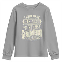 Vintage Style Western Funny Grandpas Girls Youth Sweatshirt I Used To Be In Charge Then I Had A Granddaughter Retro Look