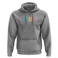 Summer Remembering My Why Hoodie Funny Distressed Retro End of School Year Teacher Typography