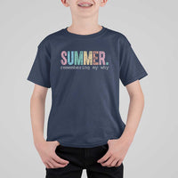 Summer Remembering My Why T Shirt For Kid Funny Distressed Retro End of School Year Teacher Typography