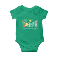 Summer Remembering My Why Baby Onesie Cute Tropical Beach Palm Tree Surfboard Teacher Graphic