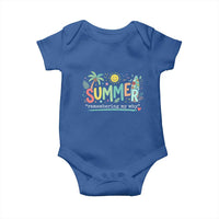 Summer Remembering My Why Baby Onesie Cute Tropical Beach Palm Tree Surfboard Teacher Graphic
