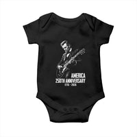 America 250th Anniversary Abraham Lincoln Rock Star Baby Onesie Funny Electric Guitar Player 1776 to 2026 Semiquincentennial