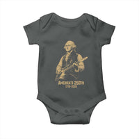 America's 250th George Washington Rock Star Baby Onesie Funny Electric Guitar Player Vintage 1776 to 2026 Semiquincentennial
