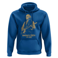 America's 250th George Washington Rock Star Hoodie Funny Electric Guitar Player Vintage 1776 to 2026 Semiquincentennial