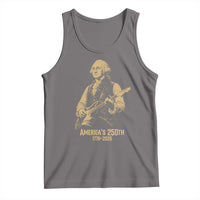 America's 250th George Washington Rock Star Tank Top Funny Electric Guitar Player Vintage 1776 to 2026 Semiquincentennial