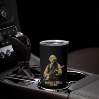 America's 250th George Washington Rock Star Tumbler Cup Funny Electric Guitar Player Vintage 1776 to 2026 Semiquincentennial