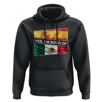 Spain Mexico Heritage Pride Hoodie Yes I'm Both Identity Roots for Hispanics Latinos - Wonder Print Shop