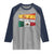 Spain Mexico Heritage Pride Raglan Shirt Yes I'm Both Identity Roots for Hispanics Latinos - Wonder Print Shop