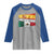 Spain Mexico Heritage Pride Raglan Shirt Yes I'm Both Identity Roots for Hispanics Latinos - Wonder Print Shop