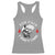 Fun Fact I Don’t Care Skull Racerback Tank Top Edgy Sarcastic Attitude - Wonder Print Shop