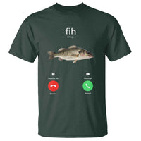 Fih Calling Funny Fish T Shirt Fishing Lover Hilarious Phone Call Parody - Wonder Print Shop