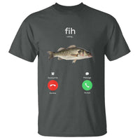 Fih Calling Funny Fish T Shirt Fishing Lover Hilarious Phone Call Parody - Wonder Print Shop
