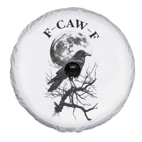 Funny Crow F Caw F Spare Tire Cover Gothic Raven and Moon TS02