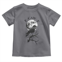 Funny Crow F Caw F Toddler T Shirt Gothic Raven and Moon TS02
