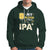 Beer Lover Hoodie My Blood Type Is IPA+ Funny IPA Positive Craft Beer Lovers - Wonder Print Shop