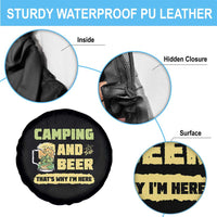 Funny Camping And Beer Spare Tire Cover That's Why I'm Here Camping Drinking Lover