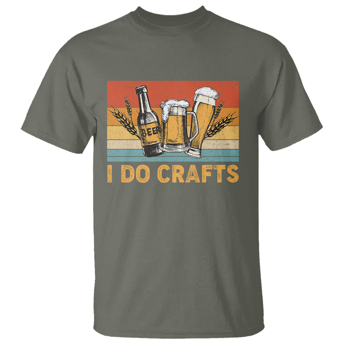 Beer Lover T Shirt I Do Crafts Beer Retro Home Brewing Vintage Craft Beer Lover - Wonder Print Shop