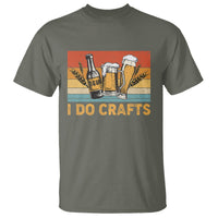 Beer Lover T Shirt I Do Crafts Beer Retro Home Brewing Vintage Craft Beer Lover - Wonder Print Shop
